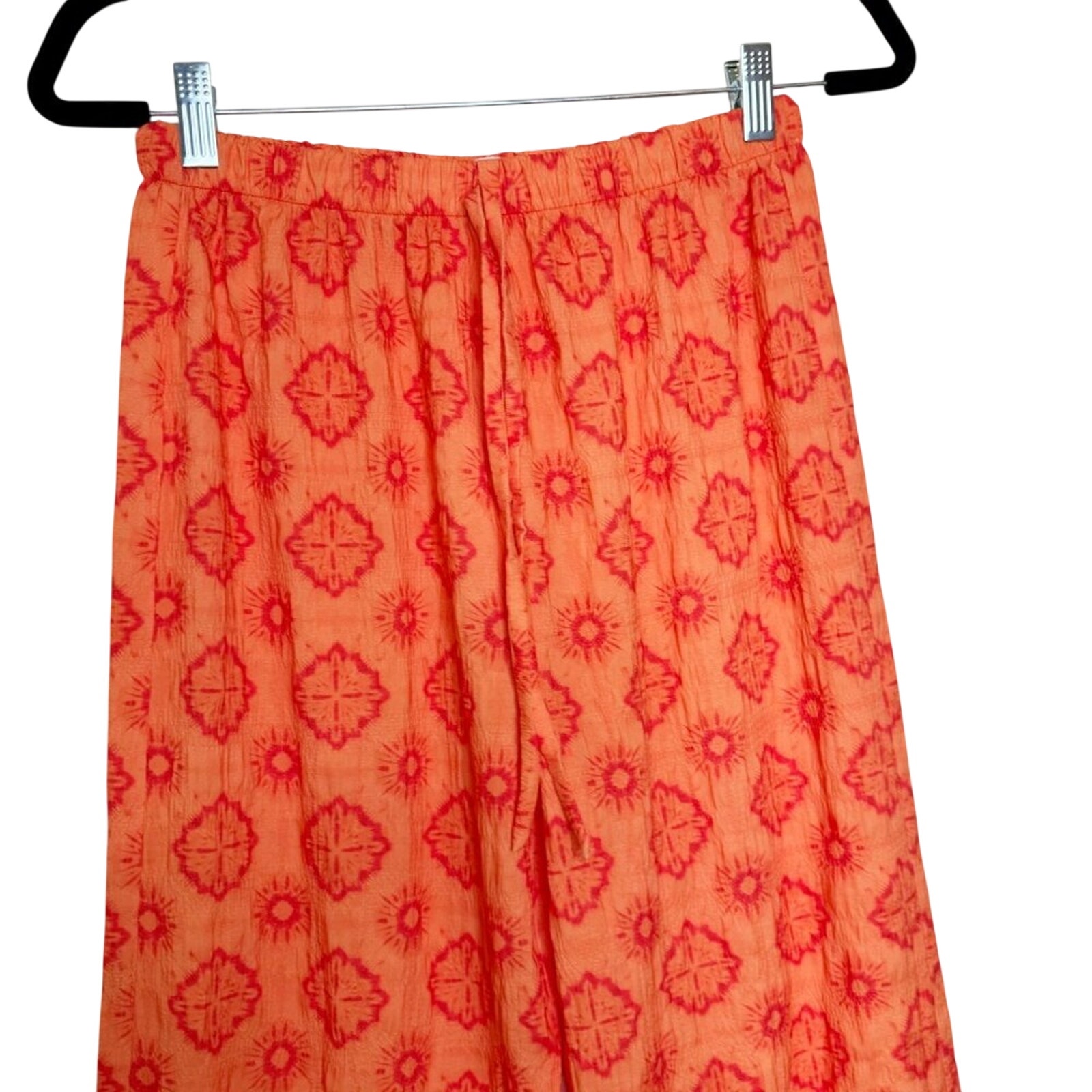 The-Are Printed Drawstring Woven Pants Size M Made In Spain — image 4 of 8
